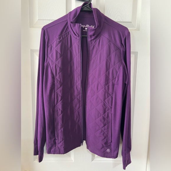 Easy Stretch Jackets & Blazers - Women’s Scrub jacket, medium, eggplant purple (never worn)